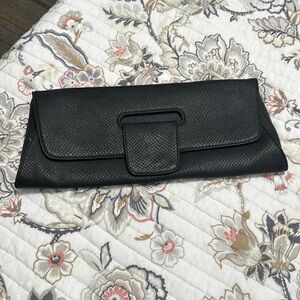 Black clutch purse